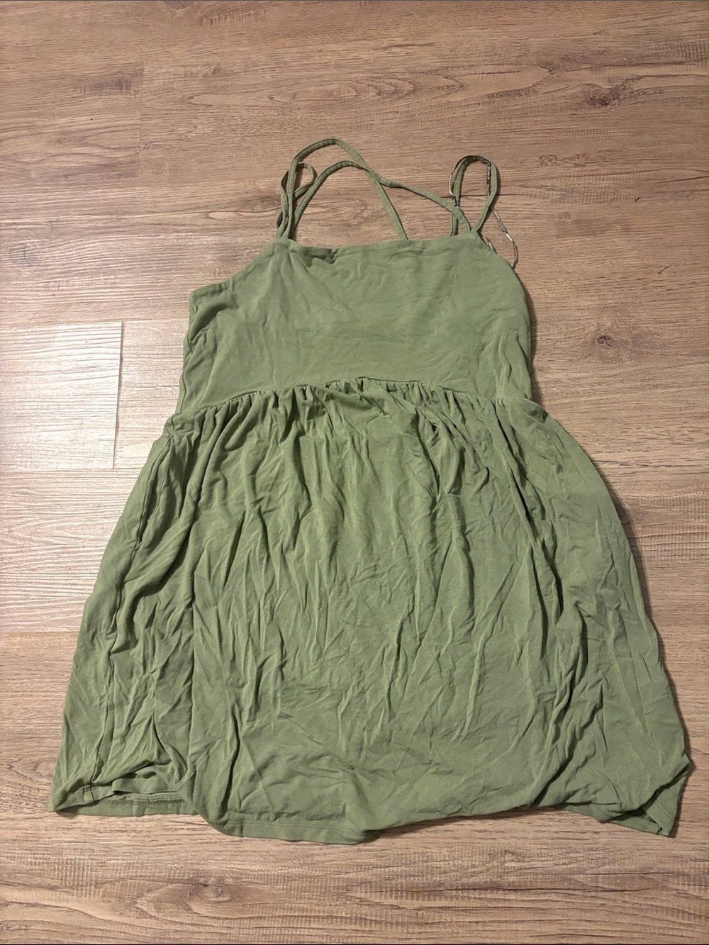 Old Navy Olive Green Mini Dress